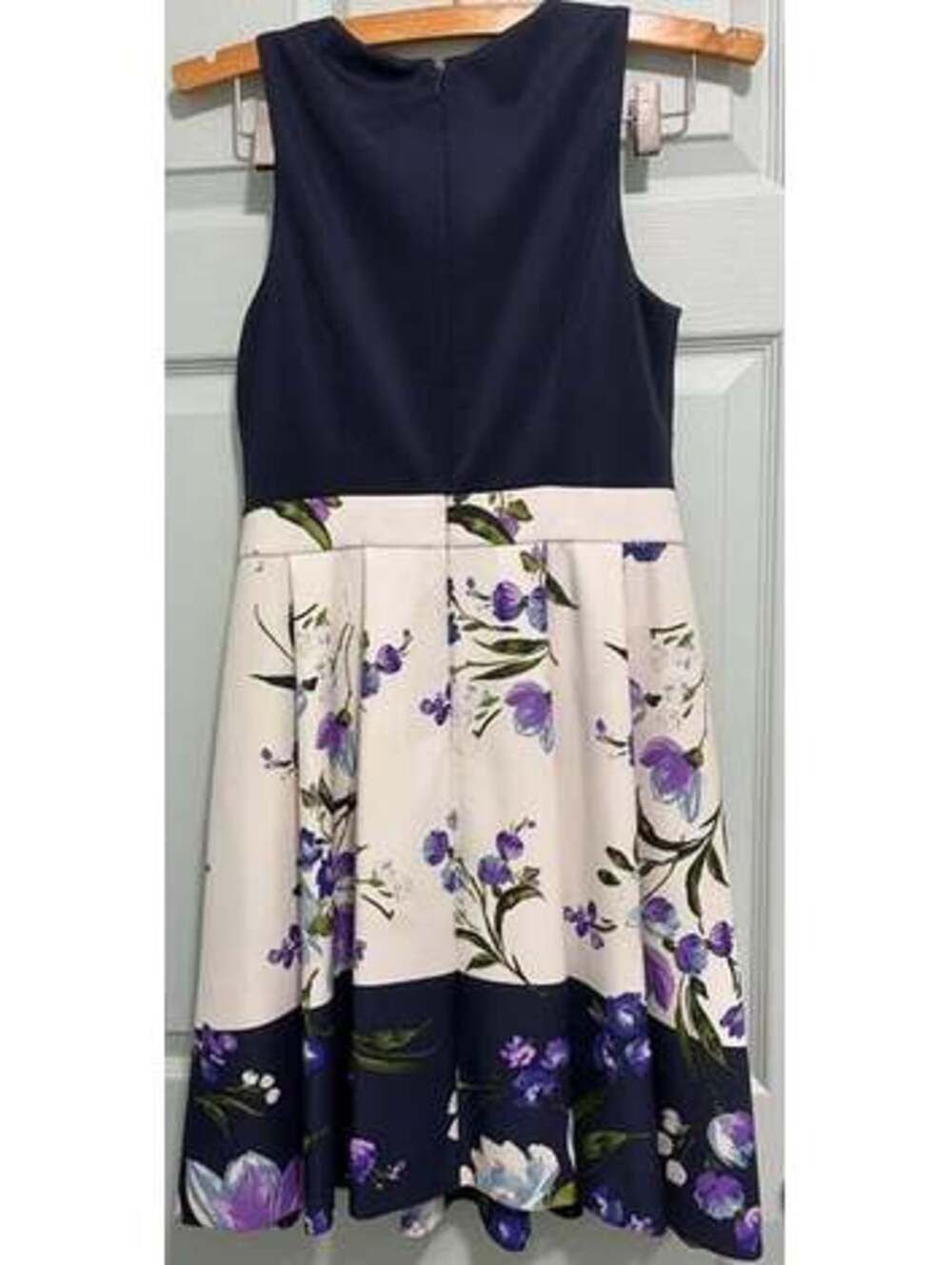 Vince-camuto Women's Navy and White Shift-dresses